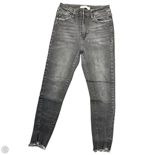 Jeans Skinny By Kancan In Black Denim, Size: 8