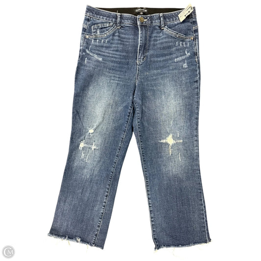 Jeans Straight By Clothes Mentor In Blue Denim, Size: 12
