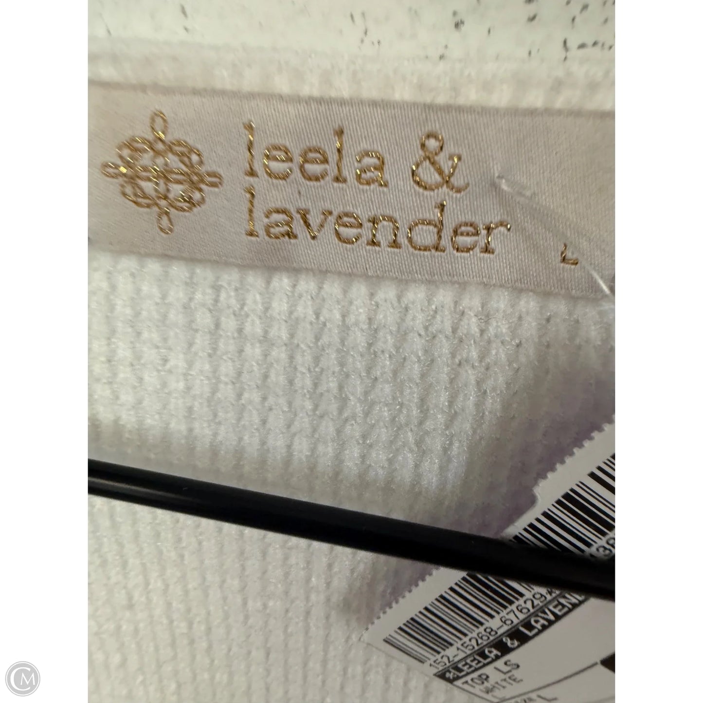 Top Long Sleeve By Leela & Lavender In White, Size: L