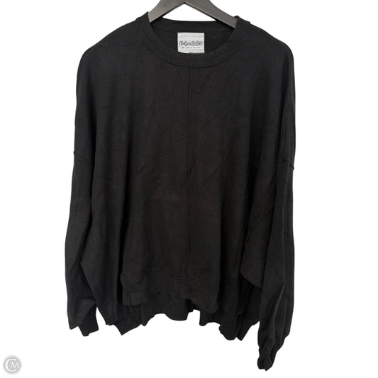 Top Long Sleeve By Clothes Mentor In Black, Size: M