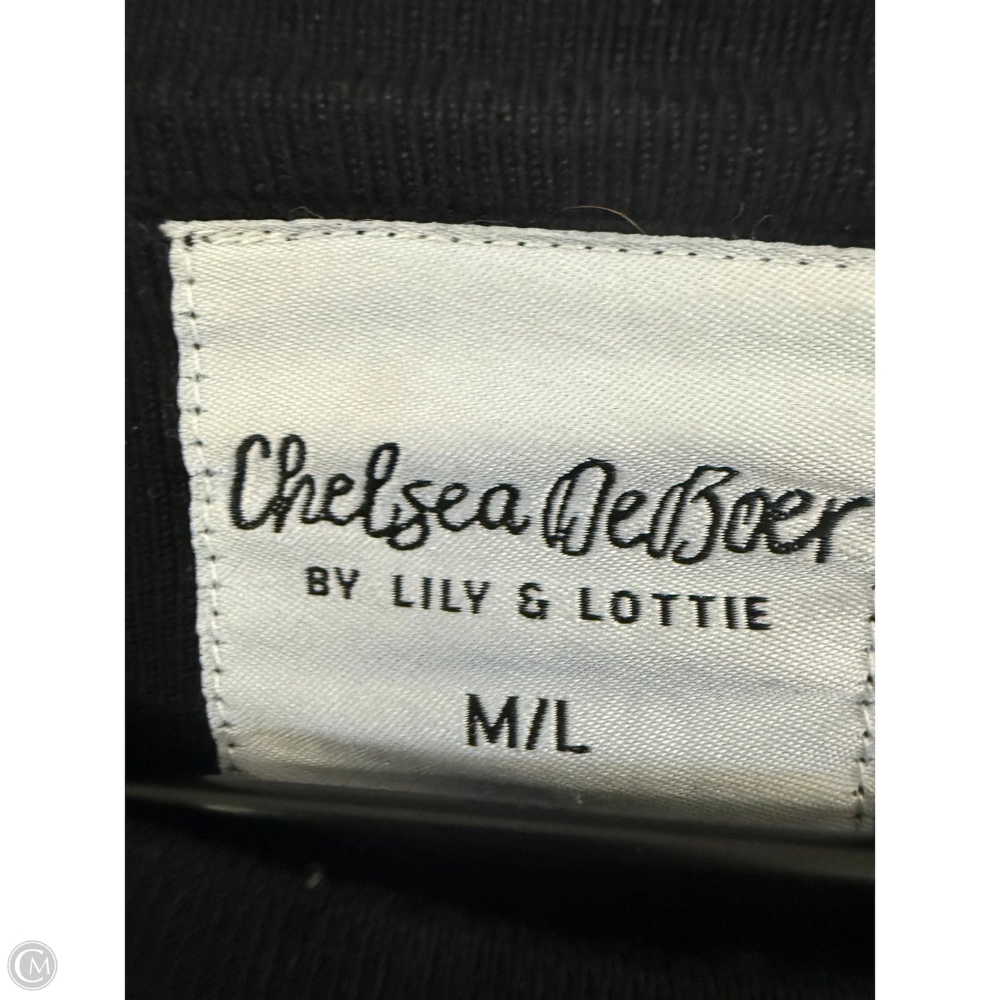 Top Long Sleeve By Clothes Mentor In Black, Size: M
