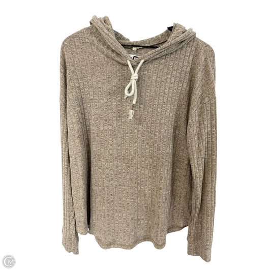 Top Long Sleeve By Kori America In Beige, Size: L