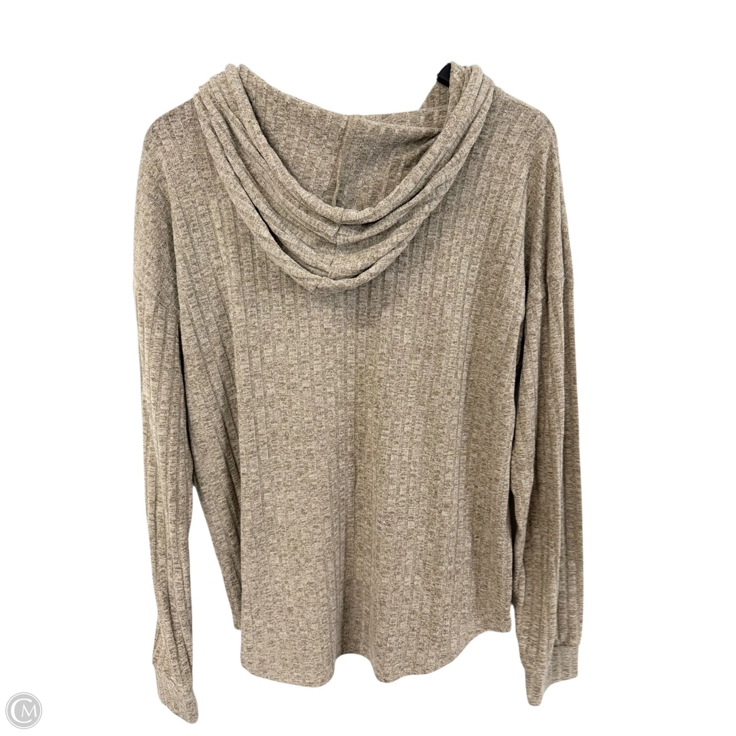 Top Long Sleeve By Kori America In Beige, Size: L
