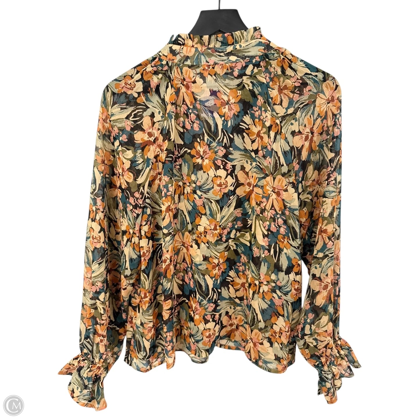 Top Long Sleeve By Dress Forum In Floral Print, Size: S
