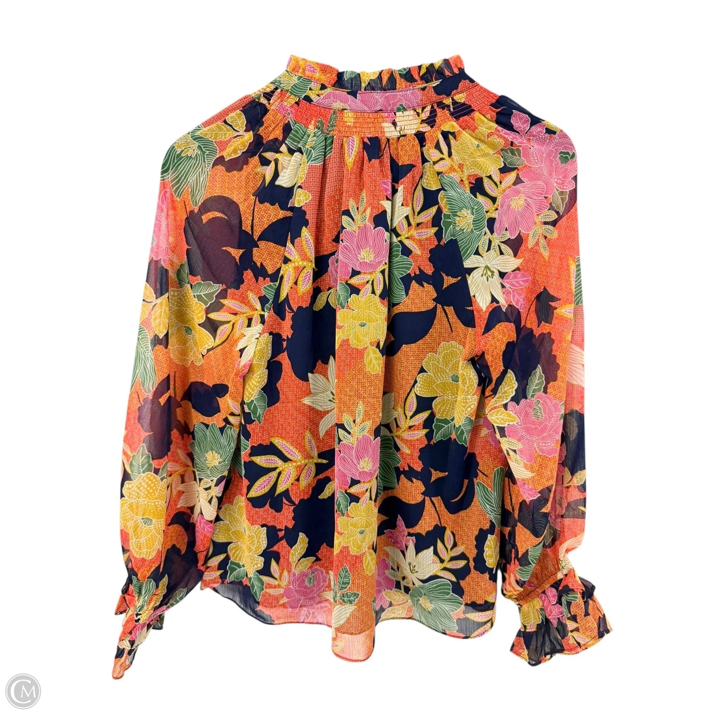 Top Long Sleeve By Fate In Floral Print, Size: S