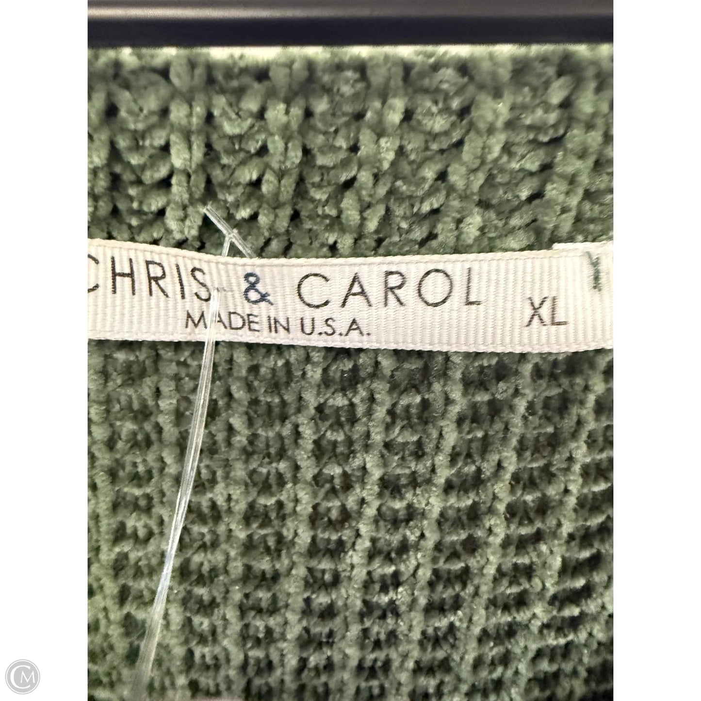 Top Long Sleeve By Chris And Carol In Green, Size: Xl
