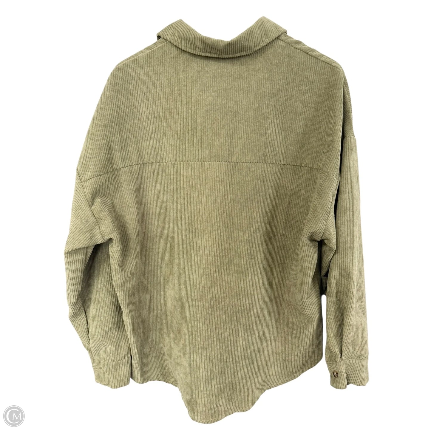 Blouse Long Sleeve By Cmf In Green, Size: L