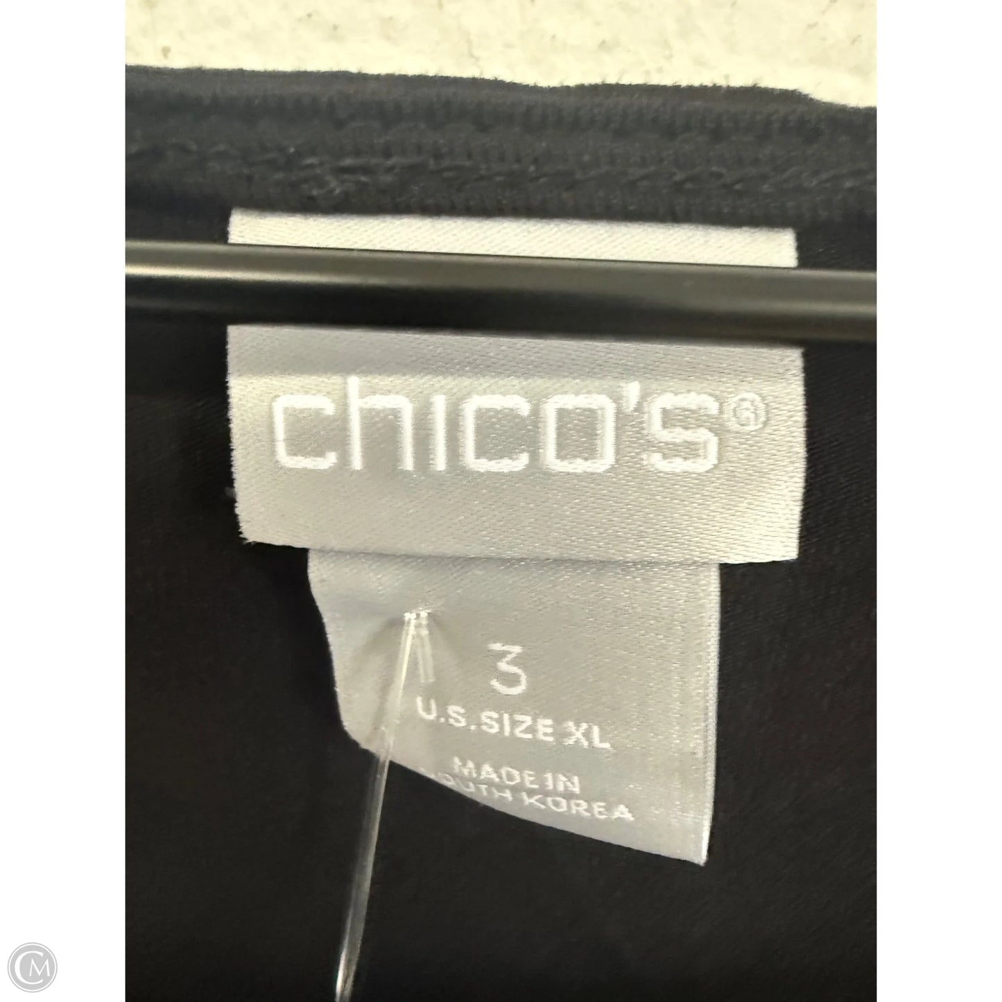 Top Long Sleeve By Chicos In Multi-colored, Size: Xl