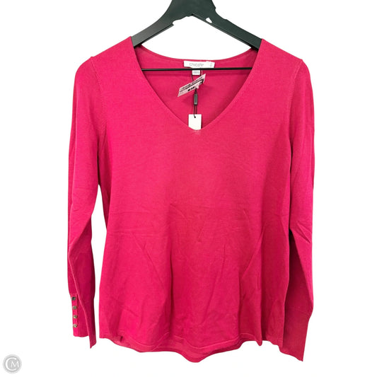 Top Long Sleeve Basic By Chicos In Pink, Size: S
