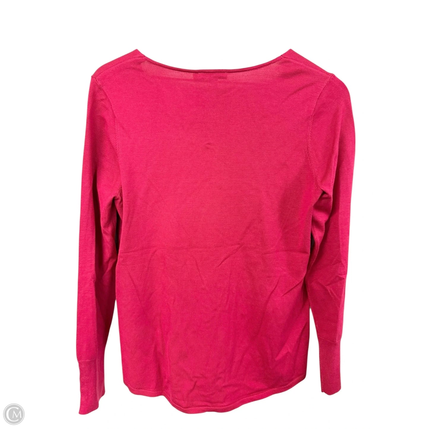 Top Long Sleeve Basic By Chicos In Pink, Size: S