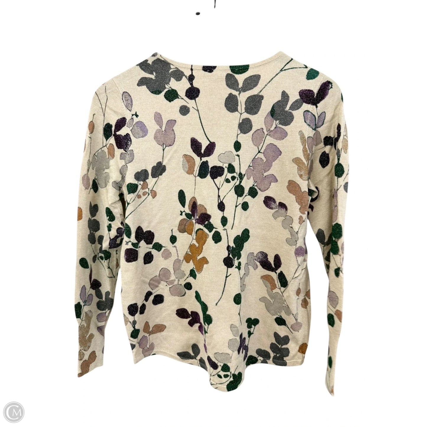 Top Long Sleeve By Chicos In Floral Print, Size: S