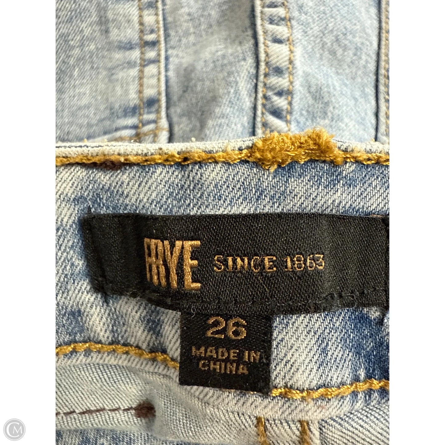 Jeans Designer By Frye In Blue Denim, Size: 2