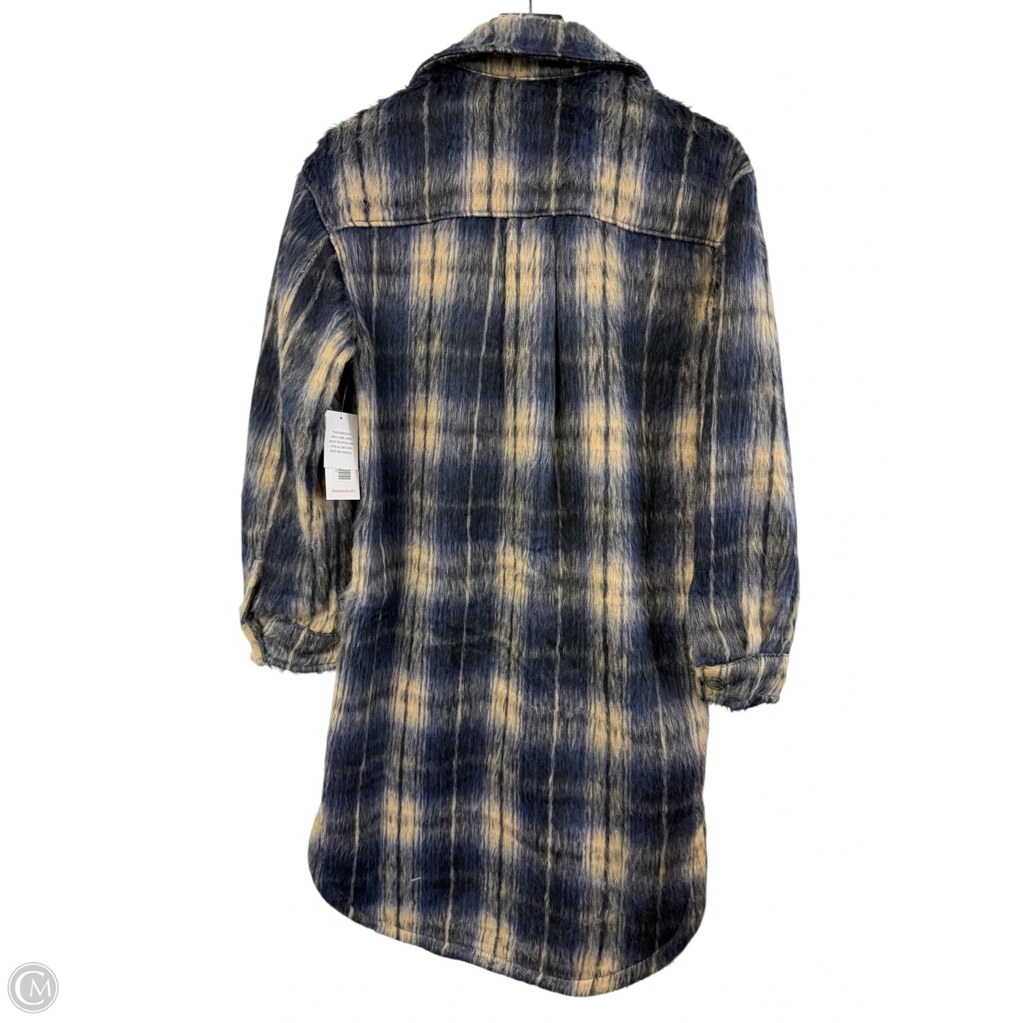 Coat Other By Shoedazzle In Blue & Cream, Size: S