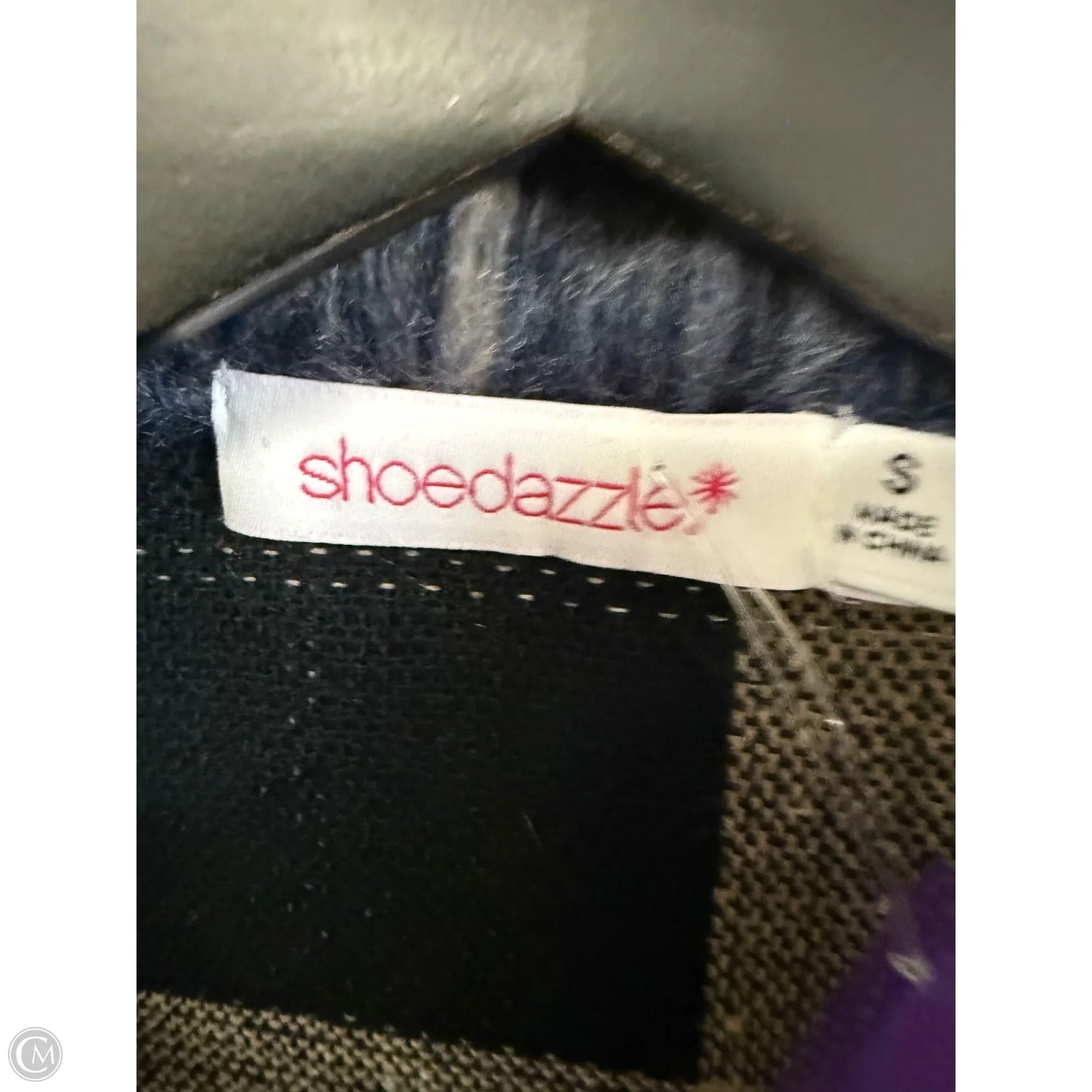 Coat Other By Shoedazzle In Blue & Cream, Size: S