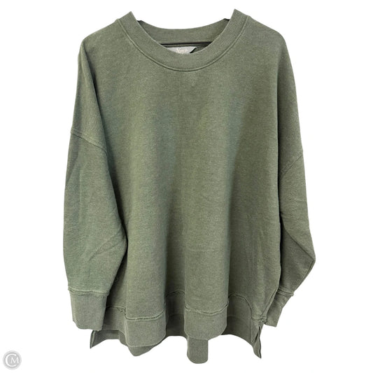 Sweatshirt Crewneck By Natural Reflections In Green, Size: Xl