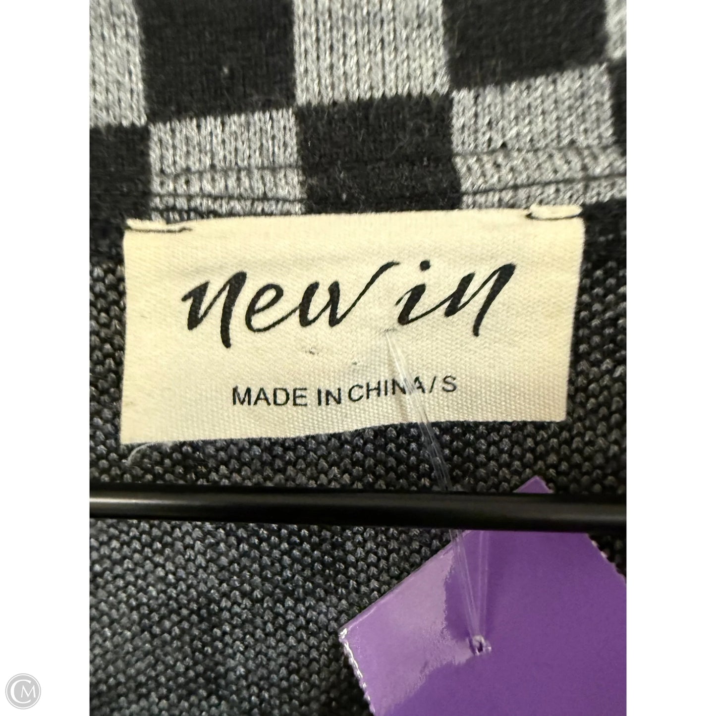 Jacket Shirt By Cmc In Black & Grey, Size: S