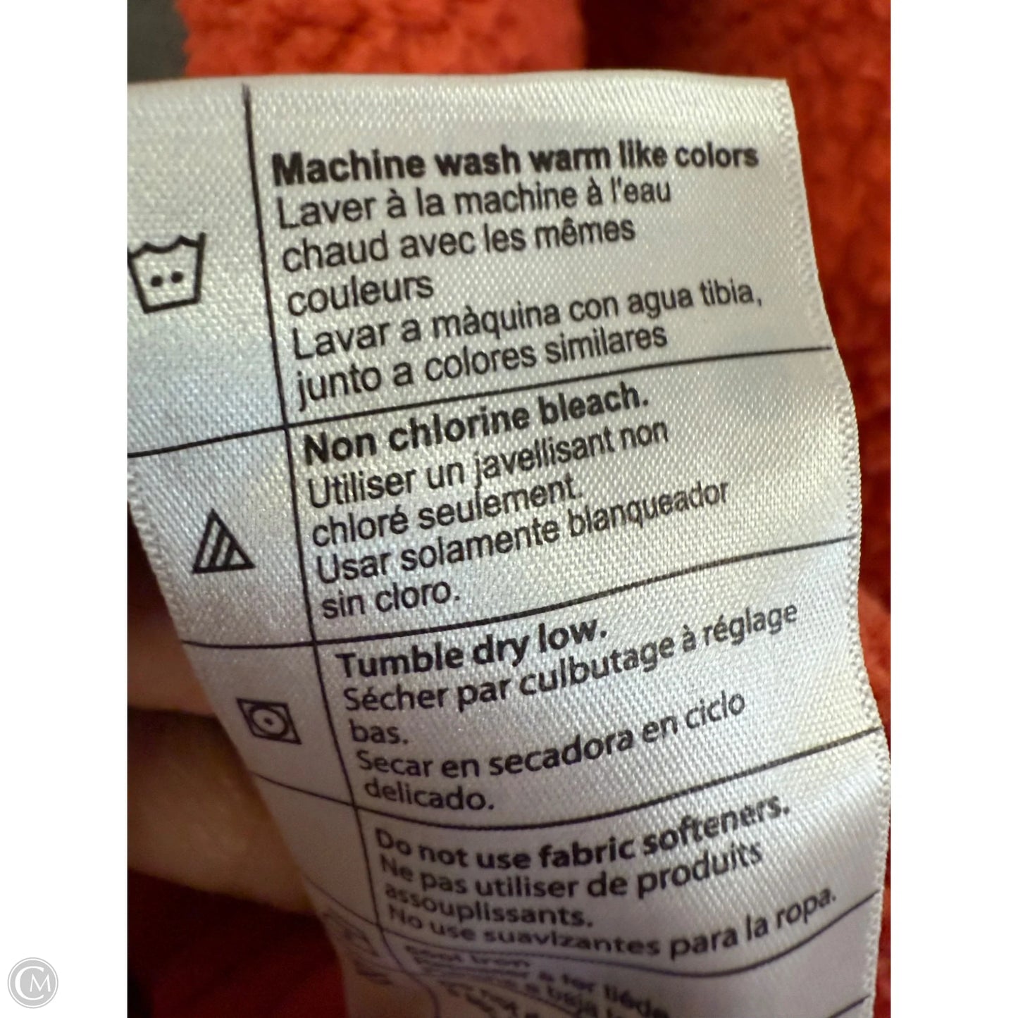 Sweatshirt Collar By Carhartt In Orange, Size: S