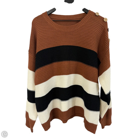 Sweater By Cmf In Black & Brown, Size: Xl