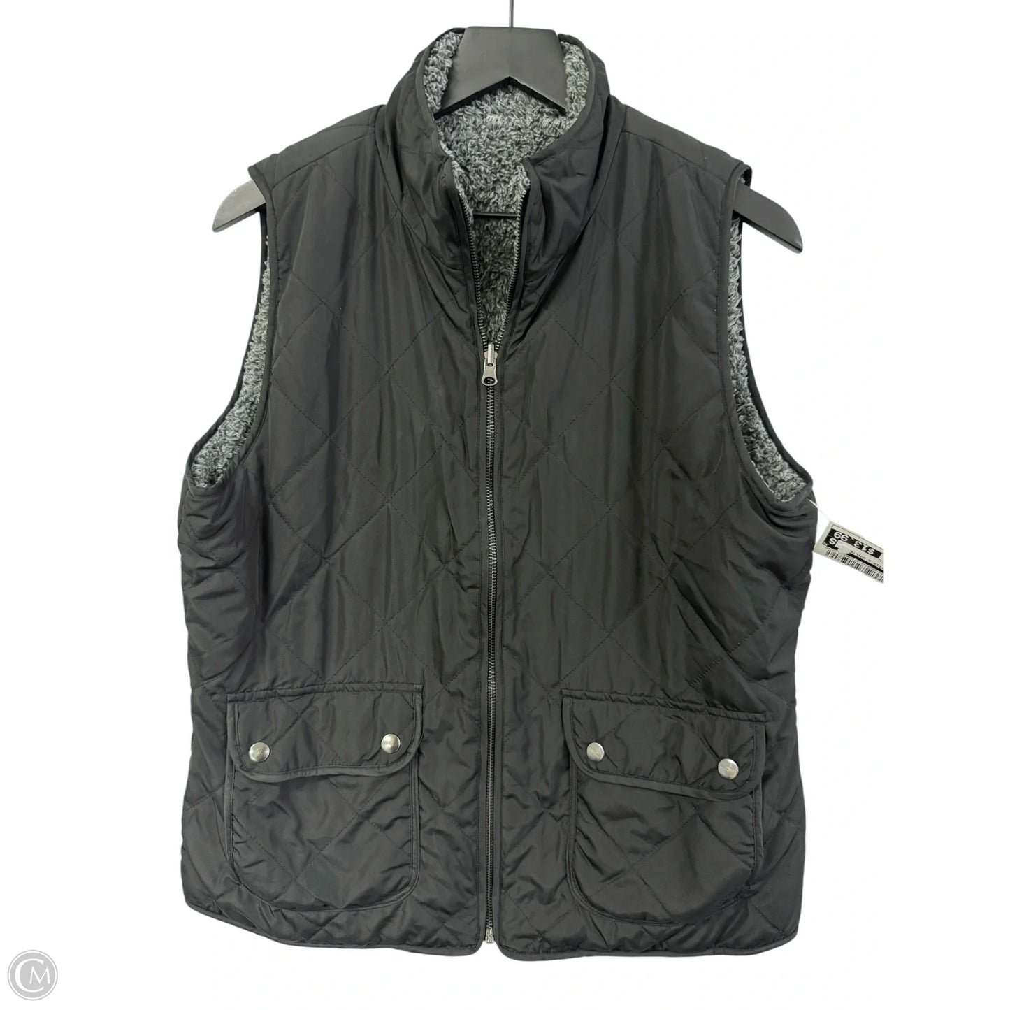 Vest Puffer & Quilted By Cme In Black, Size: L