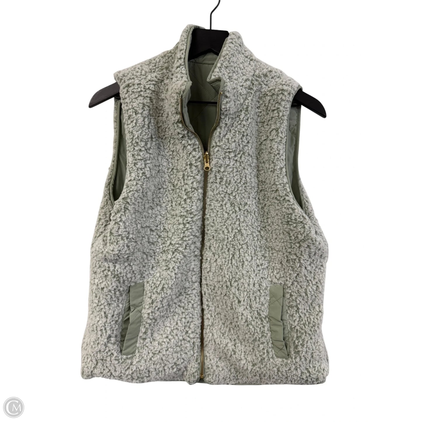 Vest Puffer & Quilted By Love Tree In Green, Size: L