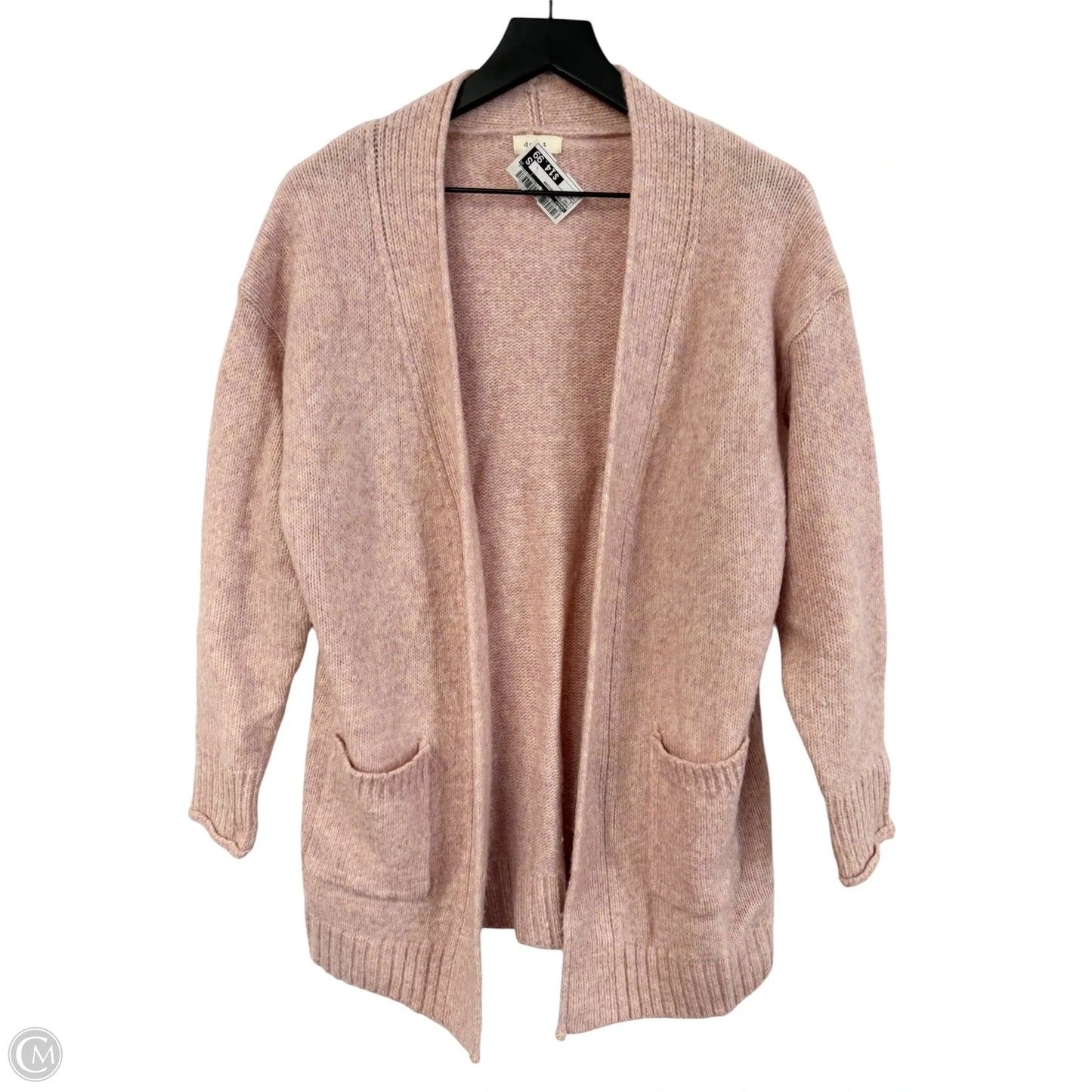 Sweater Cardigan By Debut In Pink, Size: S