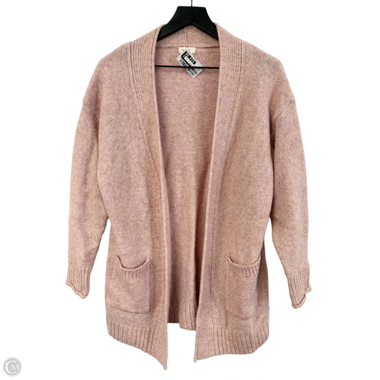Sweater Cardigan By Debut In Pink, Size: S