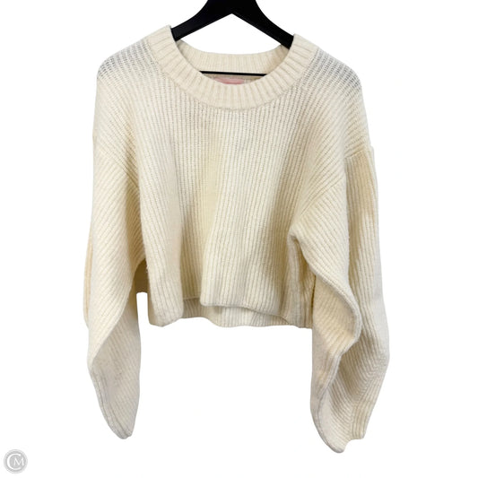Sweater By Urban Outfitters In Cream, Size: L