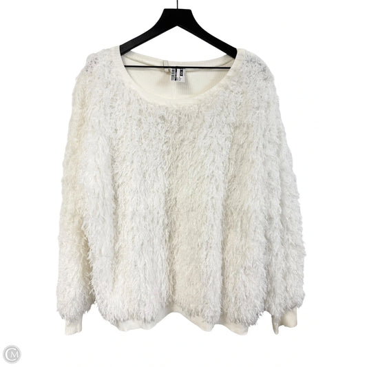 Sweater By Clothes Mentor In White, Size: 2x