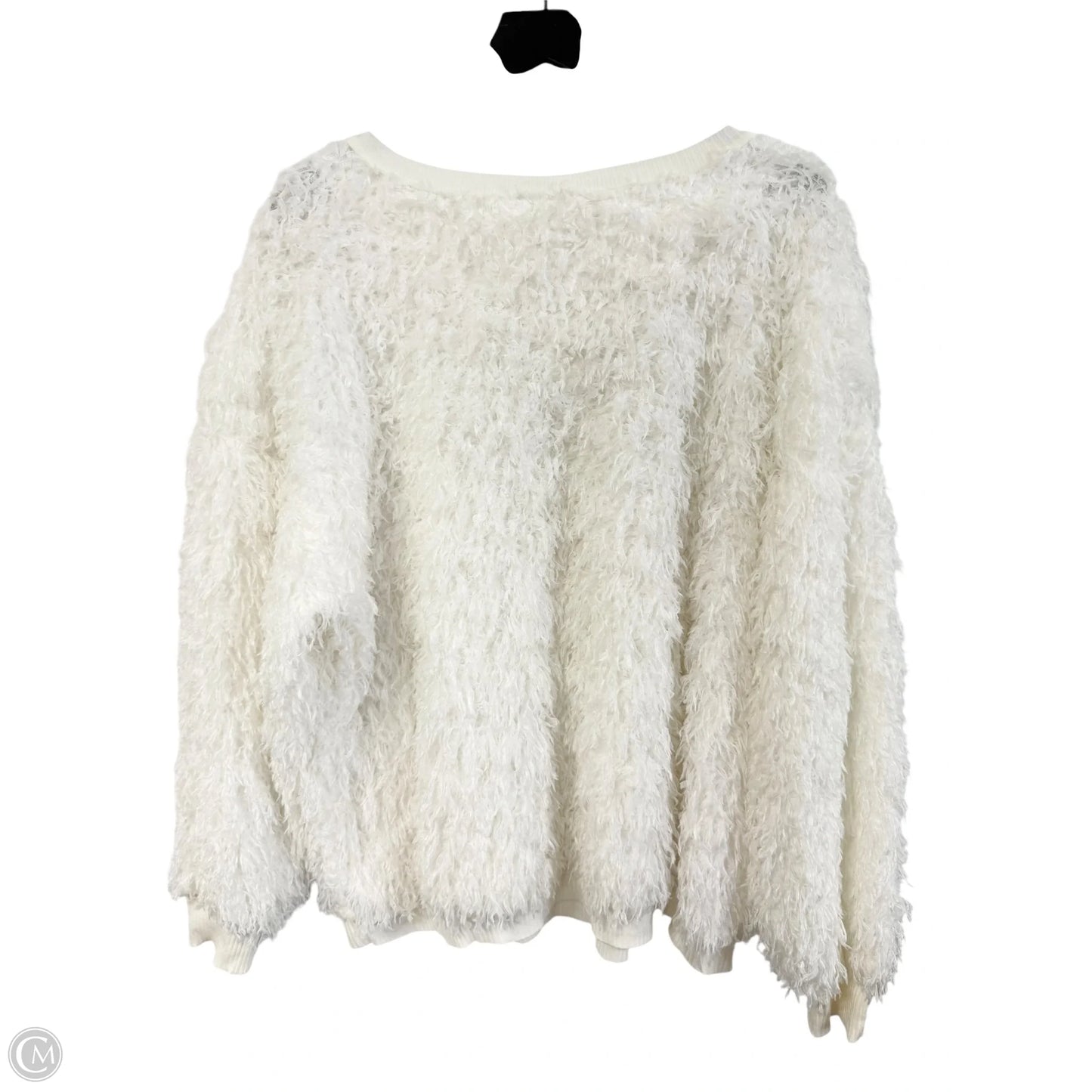 Sweater By Clothes Mentor In White, Size: 2x