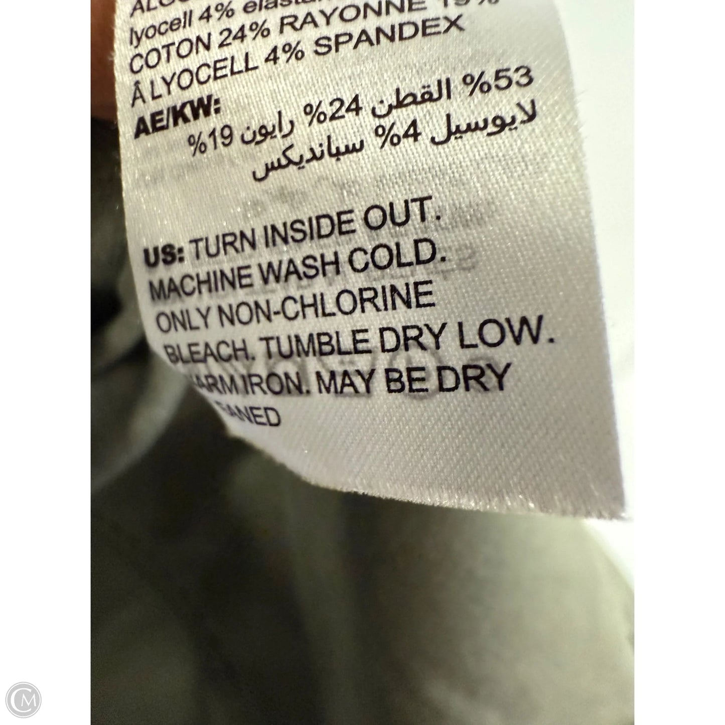 Jacket Utility By Chicos In Green, Size: Xl
