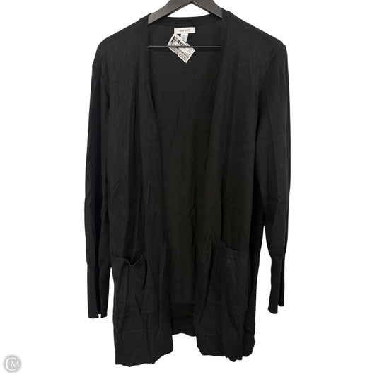 Cardigan By Nine West Apparel In Black, Size: Xl