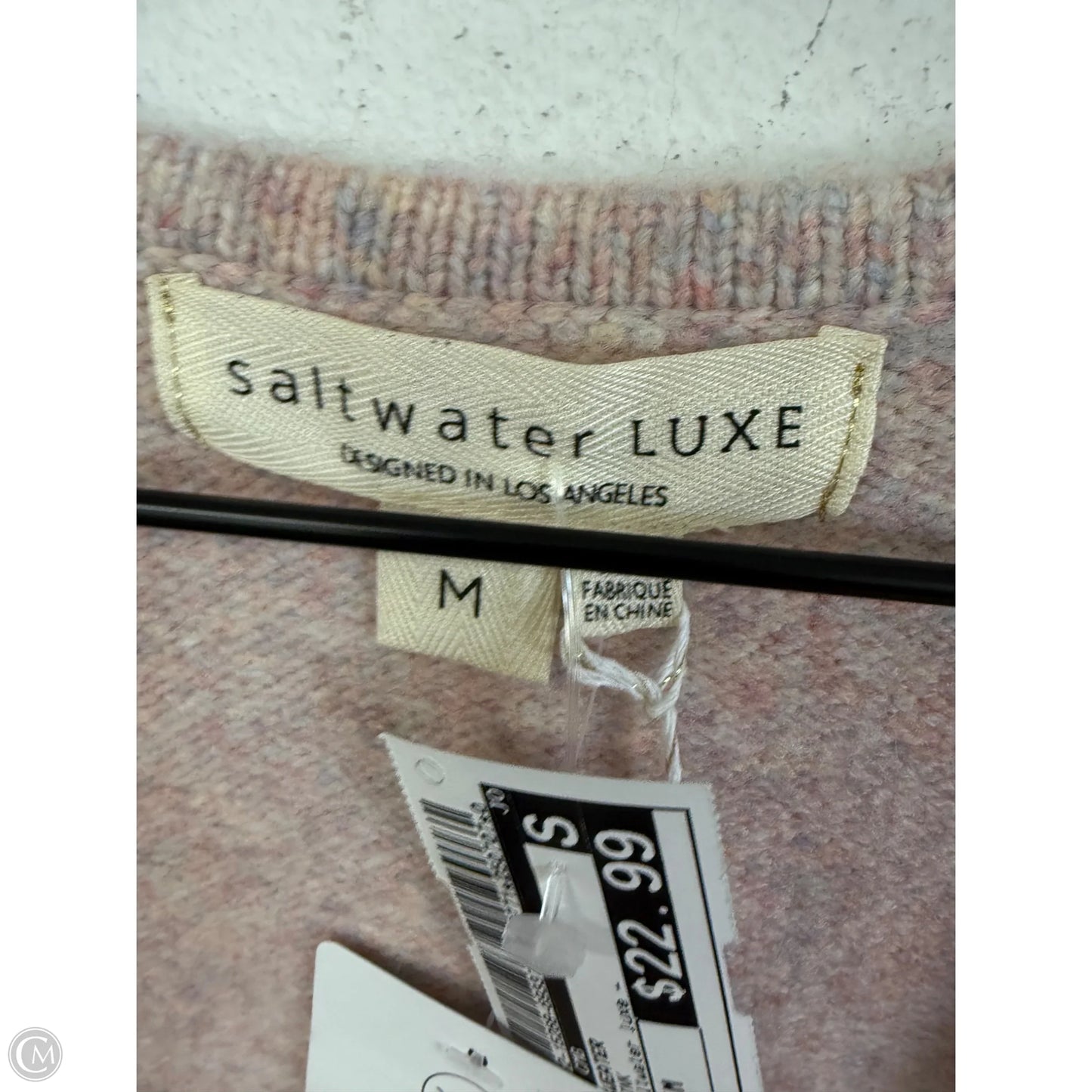 Sweater By Cmb In Pink, Size: M