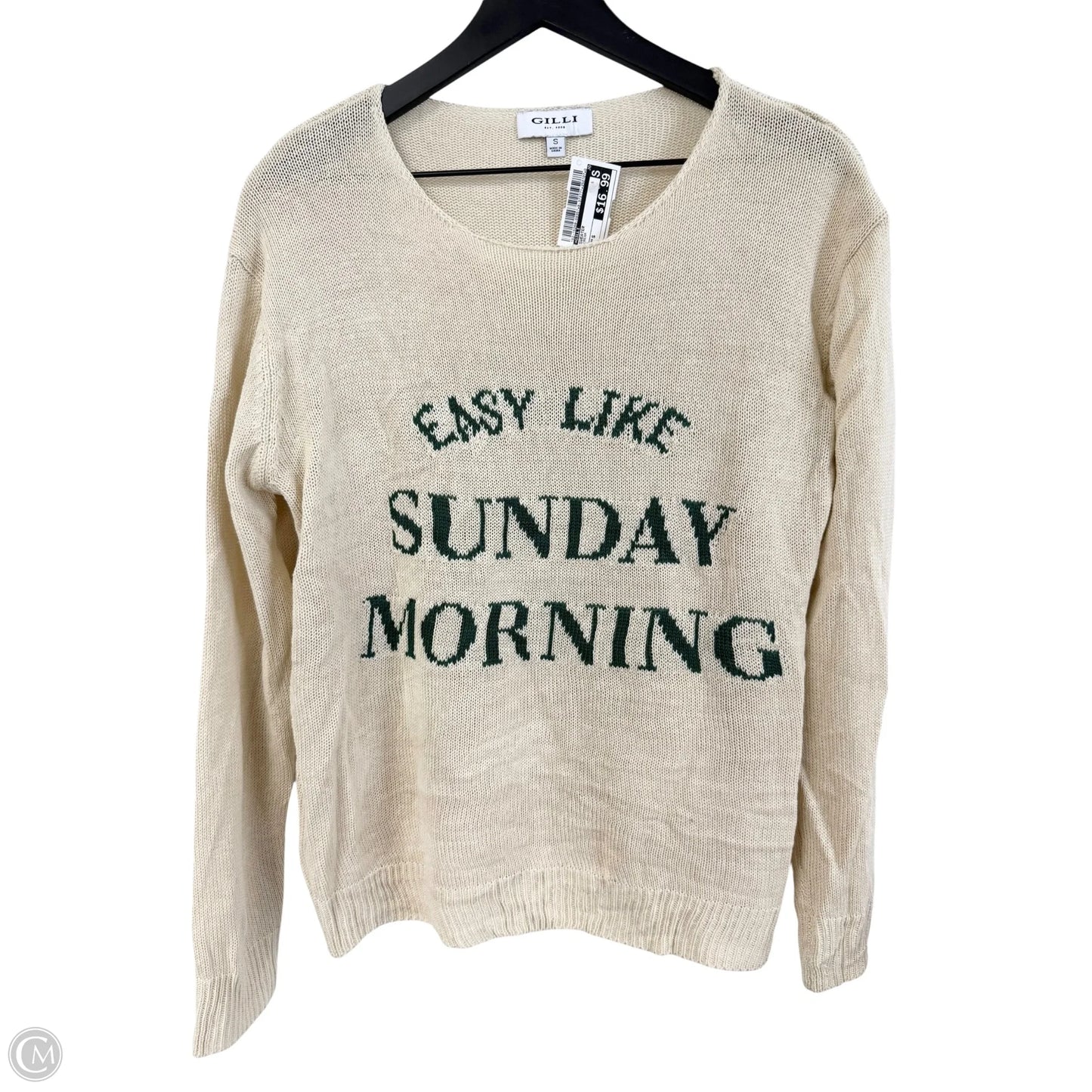 Sweater By Gilli In Cream, Size: S