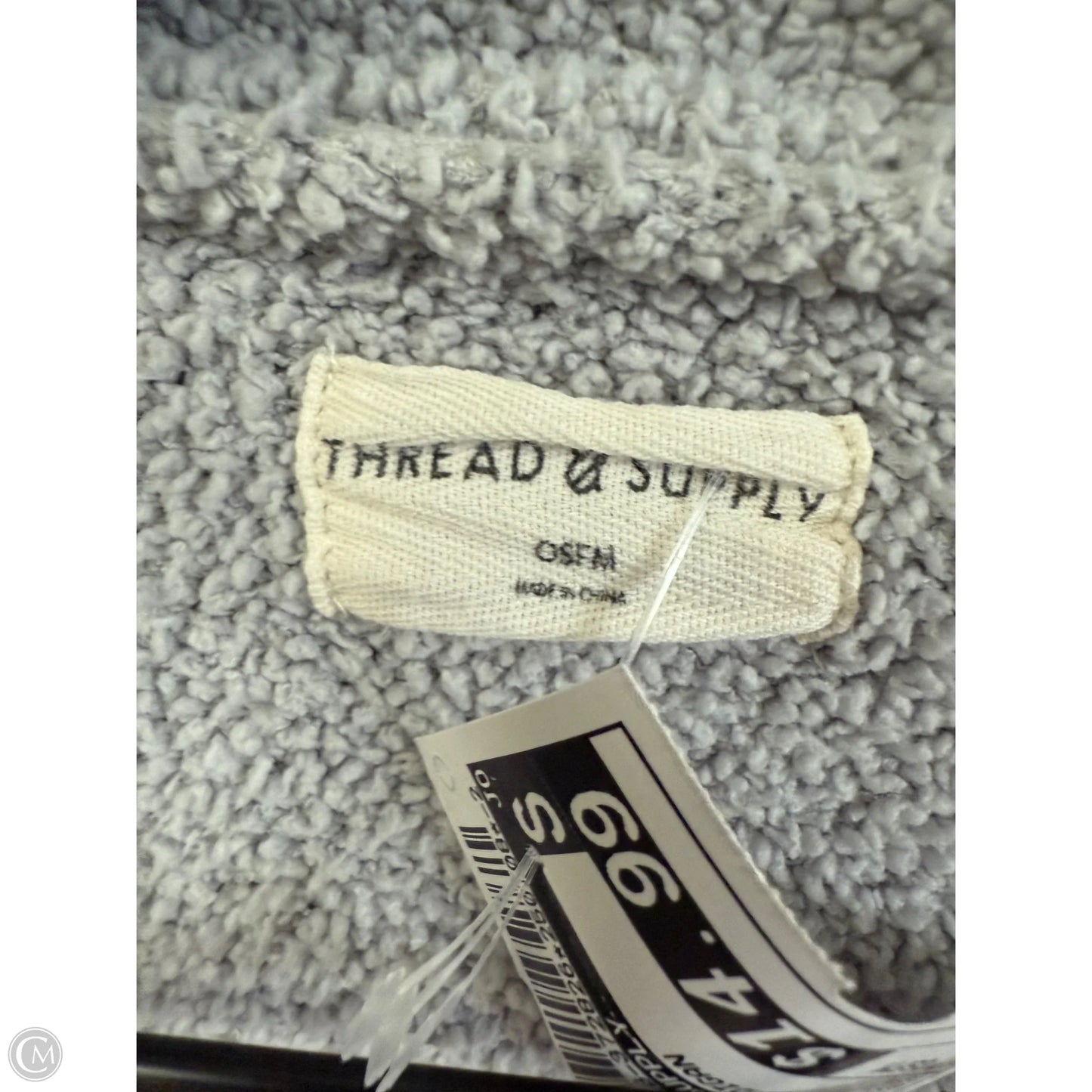 Sweater Cardigan By Thread And Supply In Grey, Size: Osfm