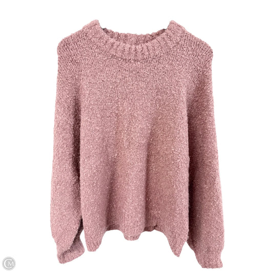 Sweater By Clothes Mentor In Pink, Size: S