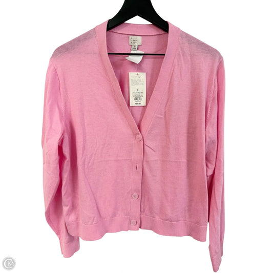 Cardigan By A New Day In Pink, Size: L