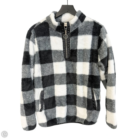Sweatshirt Collar By The Nines In Black & White, Size: S