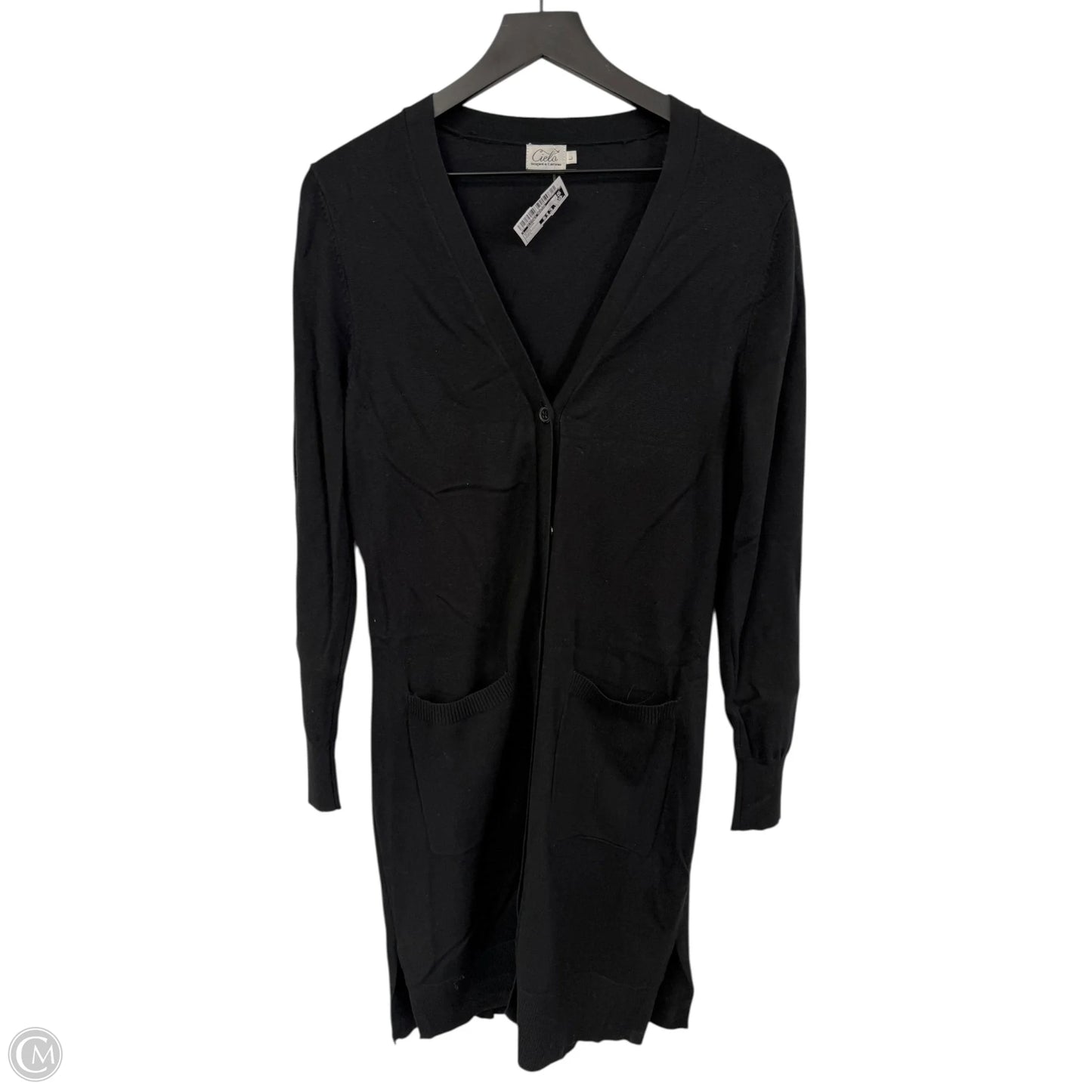 Cardigan By Clothes Mentor In Black, Size: L