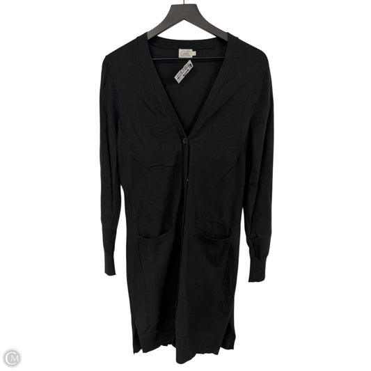 Cardigan By Clothes Mentor In Black, Size: L