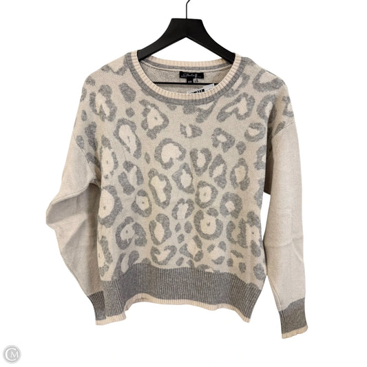 Sweater By Charlie B In Leopard Print, Size: M