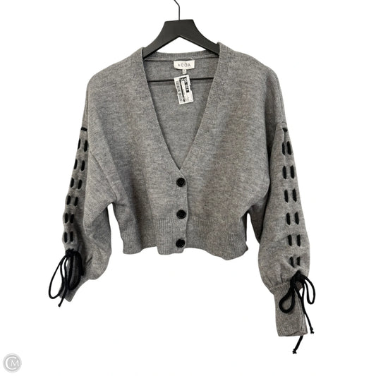Sweater Cardigan By Cmc In Grey, Size: S