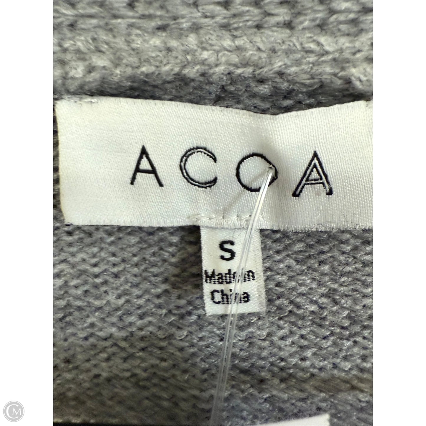 Sweater Cardigan By Cmc In Grey, Size: S