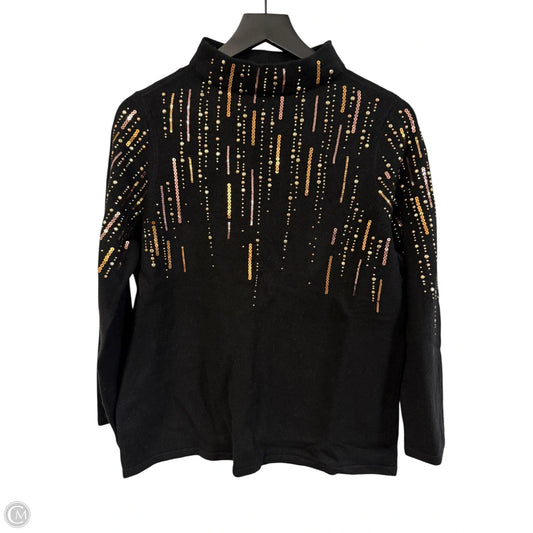Sweater By Chicos In Black, Size: M