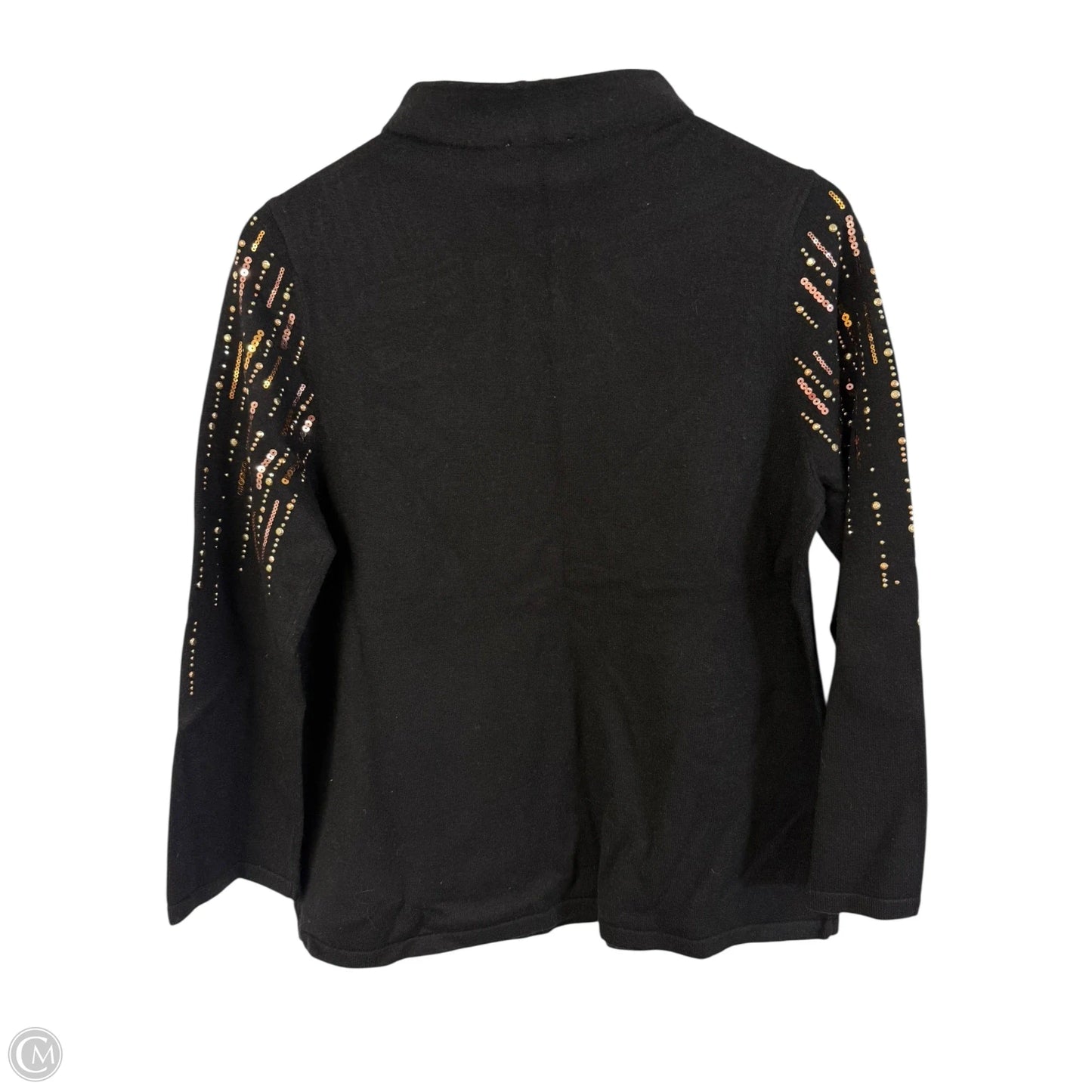 Sweater By Chicos In Black, Size: M