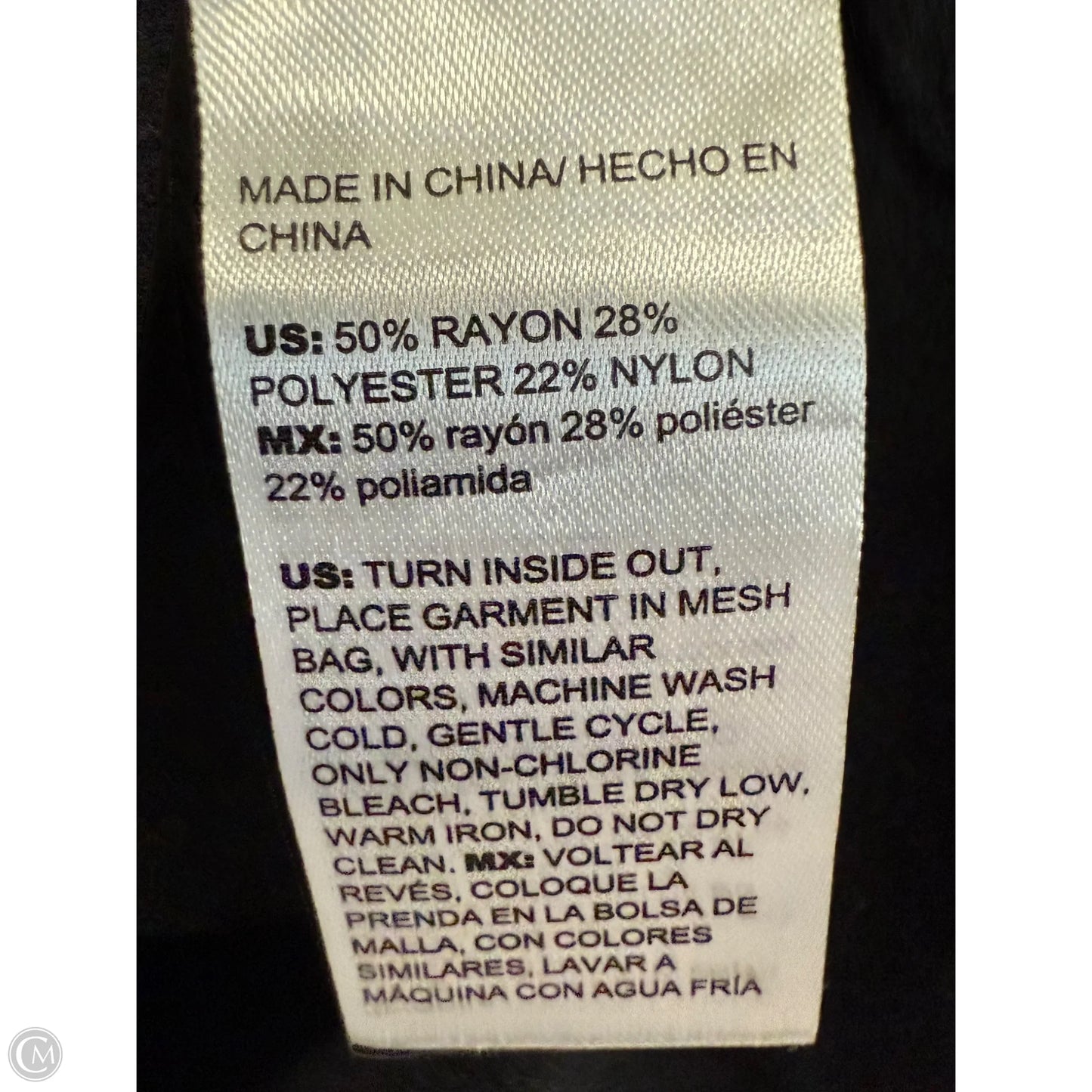 Sweater By Chicos In Black, Size: M