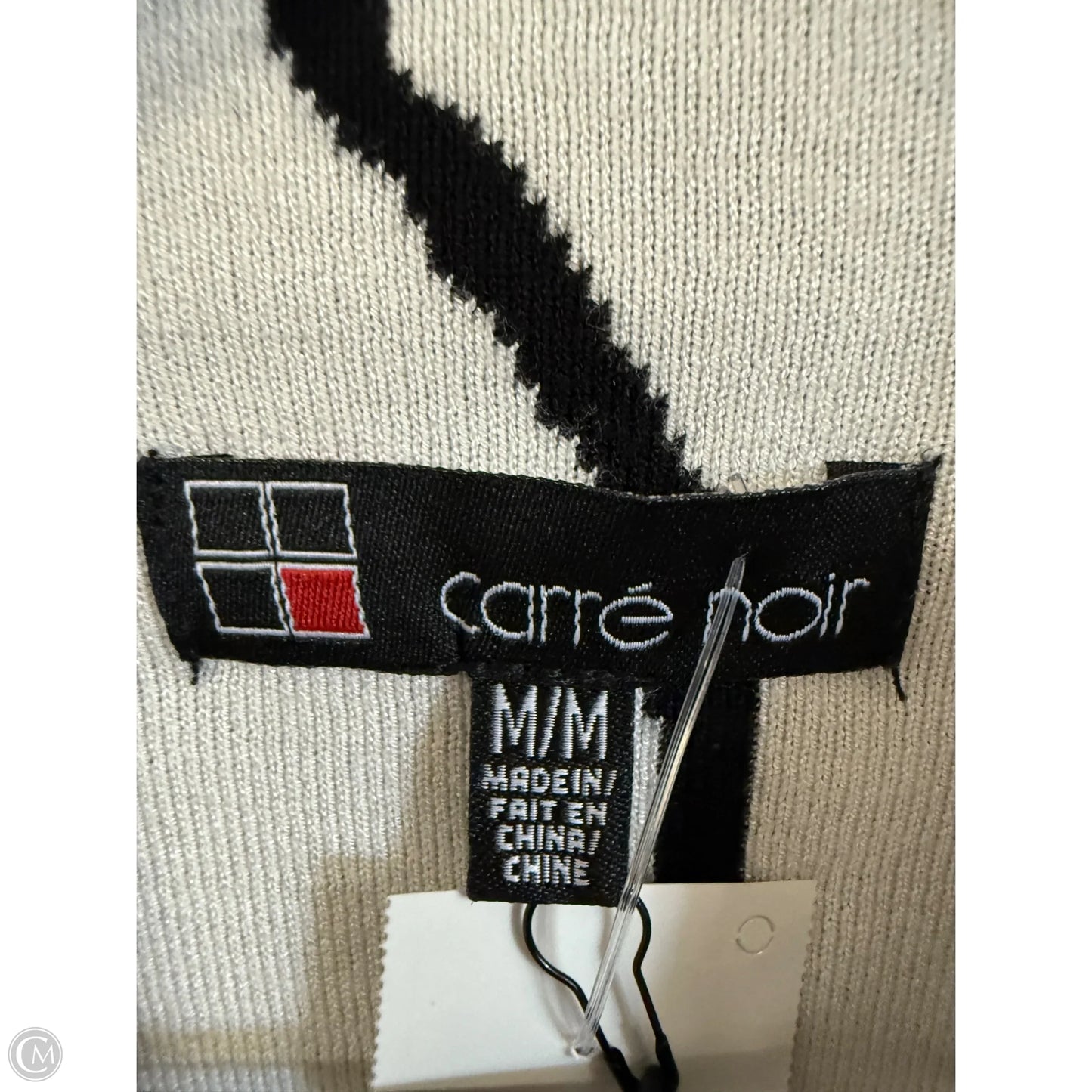 Sweater By Cmc In Black & White, Size: M