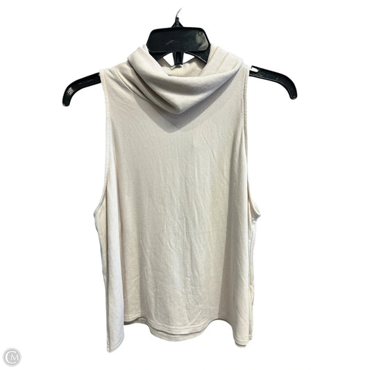 Top Sleeveless By Clothes Mentor In Cream, Size: M