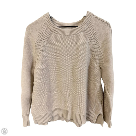 Sweater By Gap In Cream, Size: L