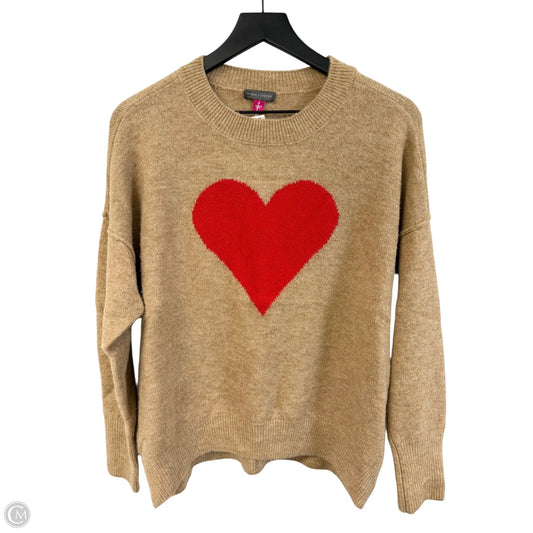 Sweater By Vince Camuto In Beige, Size: S