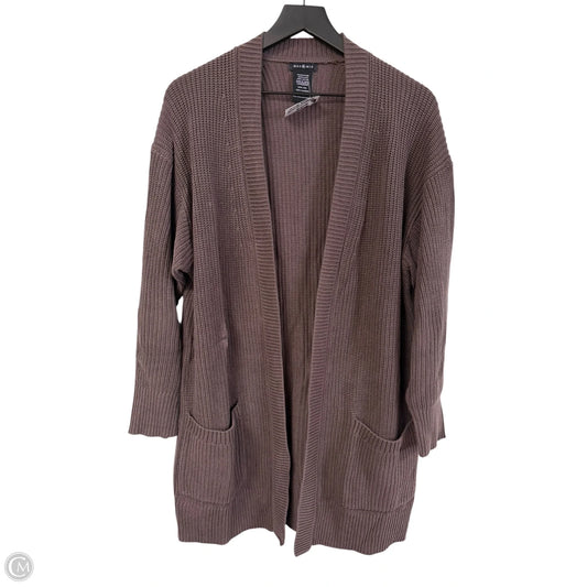 Sweater Cardigan By Clothes Mentor In Brown, Size: Xxl